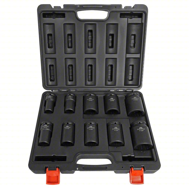 GP 081 Truck Socket Set 10 pc 1" Drive