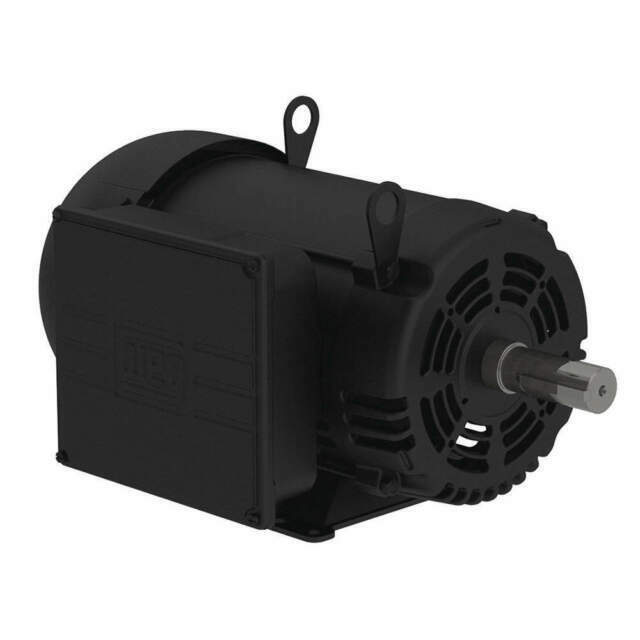 WEG 00718OS1CCD215T 7.5HP SINGLE phase Electric Motor 208/230V 1760RPM, 215T Frame