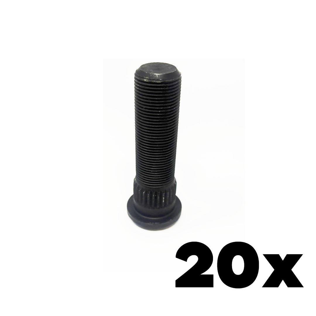 Semi Truck Wheel Studs | 22mm x 1.5 | 89mm Length | 20 Count