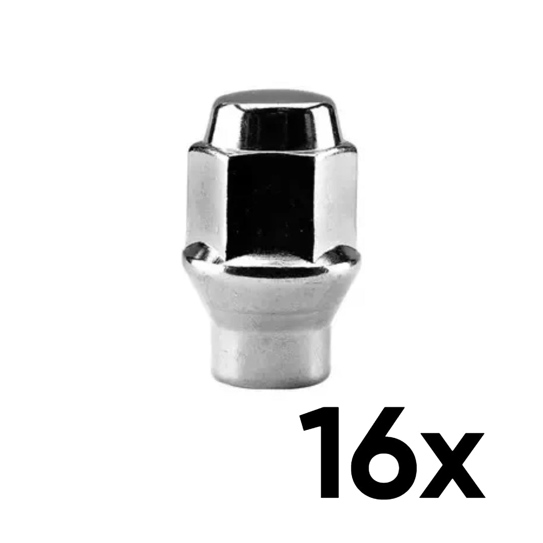 16x Extended Thread Lug Nuts in 14mm x 1.5
