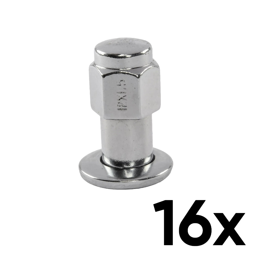 16x Standard Shank Lug Nuts in 1/2"-20