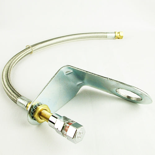 BEI VE-10 STL 10" Steel Flexible Valve Extension for Truck Valves with Screw-On Clamp