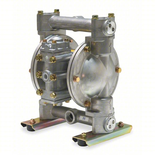 SAMSON 2835 Aluminum Diaphragm Pump 3/4 in Fluid Connection Size, NPT, Buna-N, Buna-N