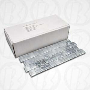 1/4 oz Chrome Steel Wheel Weights 48 Stick-On Strips 144 oz / 9 lbs