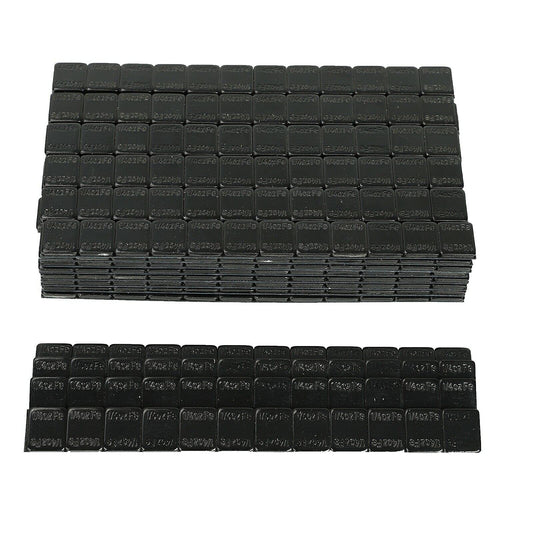 1/4 Oz Black Wheel Tape Weights [QTY 576 | 48 THREE OZ STRIPS]