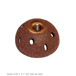 To-Air 210-60 Cup Rasp, 60 Grit, 2" x 1"