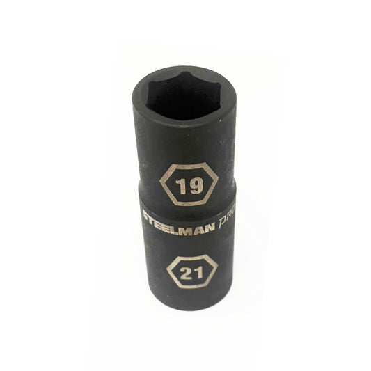 GP 2392 Thin Wall 1/2" Flip Socket for 19MM AND 21MM HEX