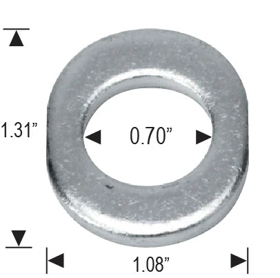WK 777 Zinc Keystone Mag Center Washer