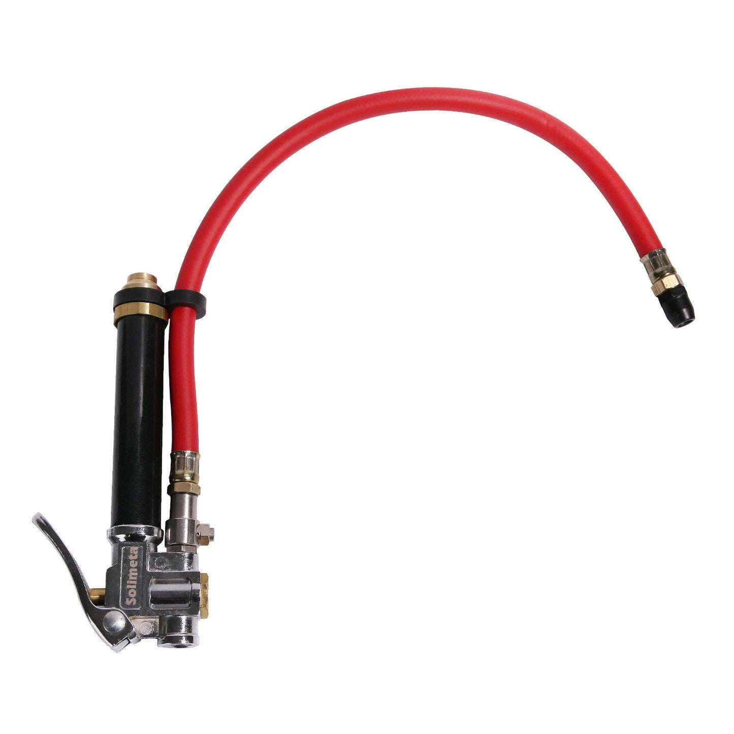 AMF 150 Straight-On Inflator Gauge with 12" Hose (10-90PSI)