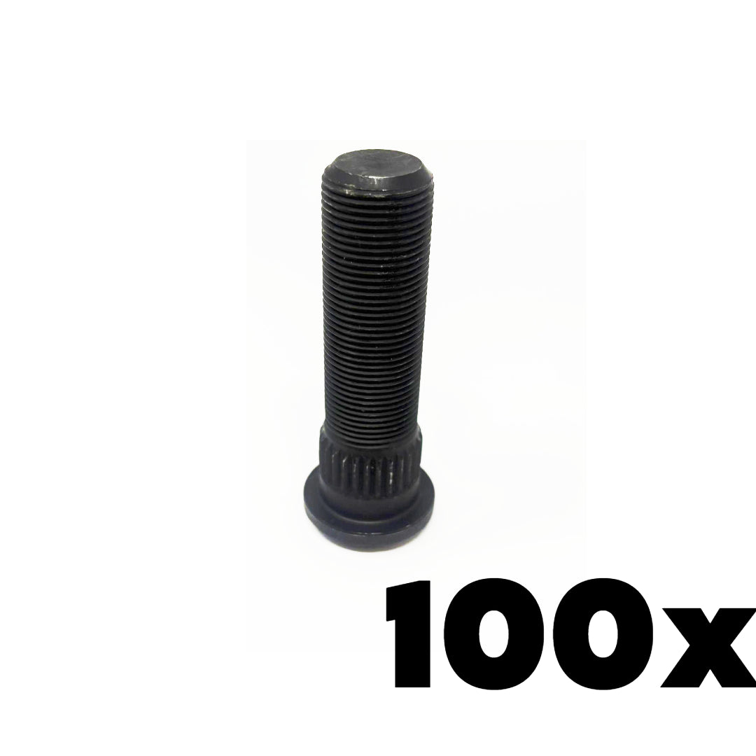 Semi Truck Wheel Studs | 22mm x 1.5 | 89mm Length | 100 Count
