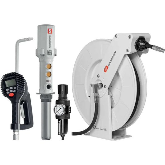 SAMSON 900-544 Package with PM4 5:1 Pump, 1/2" x 50' Hose Reel, and 2199 Handle