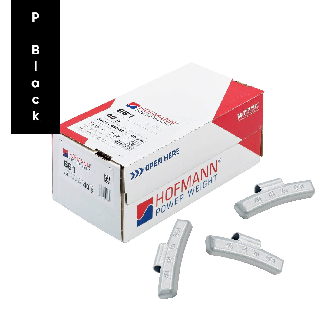Hofmann Power Weight 2.25 Oz Hammer-On Wheel Weights [QTY OF 25 WEIGHTS] for STEEL Wheels
