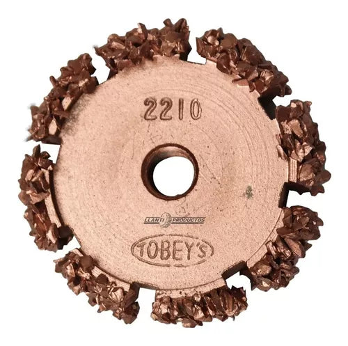 To-Air 2208, 2" by 1/2" Round Wheel, 16 Grit