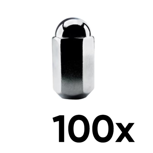100x 5/8" Dually Acorn Lug Nuts