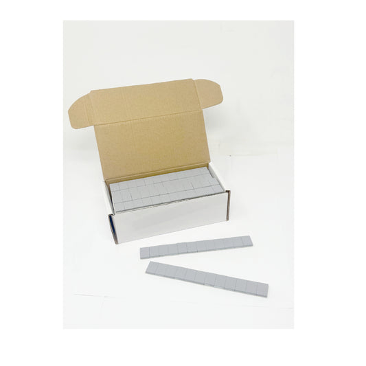1/4 oz Grey Steel Wheel Weights 48 Stick-On Strips 144 oz / 9 lbs