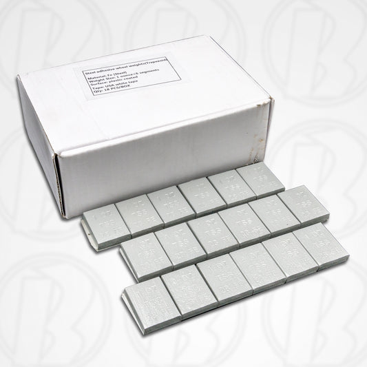 1 Oz Grey Wheel Tape Weights [QTY 90 | 15 STRIPS OF 6 OZ]