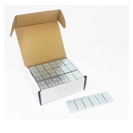 1 Oz CHROME Wheel Tape Weights [QTY 90 | 15 STRIPS OF 6 OZ]