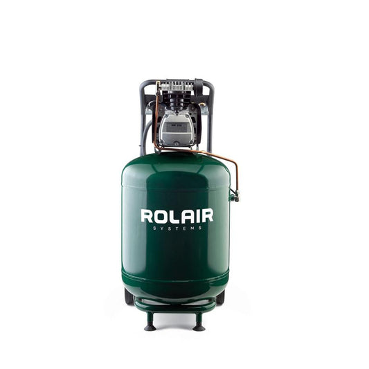Rolair Air Compressor Model FC250090L 2.0 HP 5.1 CFM @ 90 PSI Wheeled Dolly Design 24 Gallon Tank