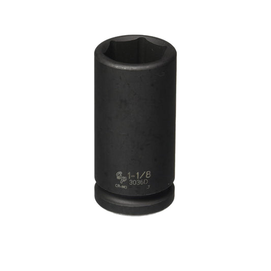 GP 3036D 3/4" Drive Steel Socket for 1-1/8" Hex [THIN-WALL DEEP]