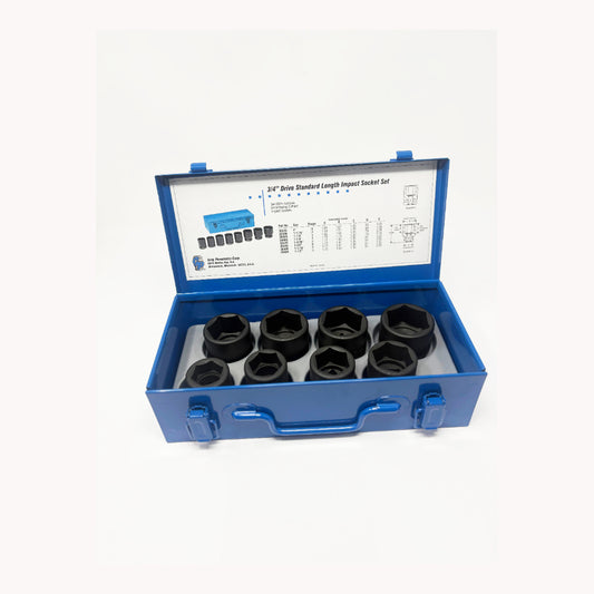 GP 8034 8 Pc Standard Socket Set for 3/4" Drive