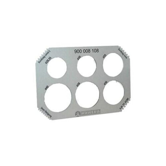 TMR WB777 Wheel Balancer Shaft Gauge, Measures diameter, thread pitch, and shaft