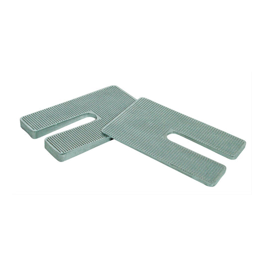 SPE 10743 Axle Shims 4"x6 1/2",  2.5° With Slots (Zinc) [QTY 6 Shims]