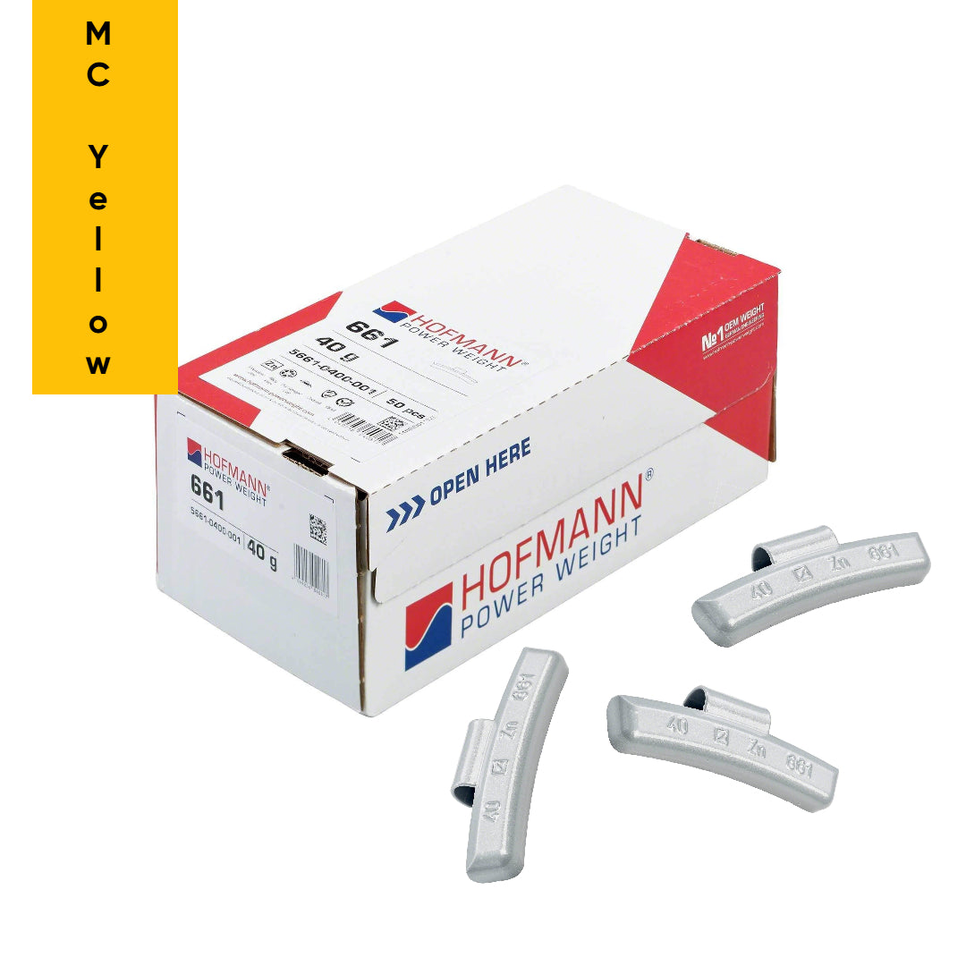Hofmann Power Weight 2.50 Oz Hammer-On Wheel Weights [QTY 25 WEIGHTS] for ALLOY Wheels