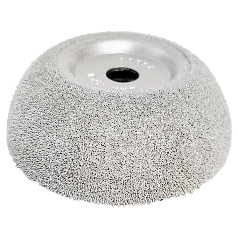 To-Air RH-110 2" x 1" Silver Buffing Wheel Cup Rasp at 390 grit