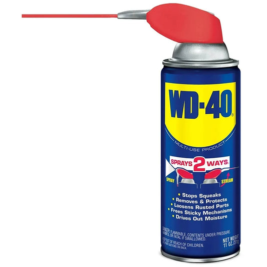 WD-40 Multi-Use Lubricant Spray with 2 Way Sprayer [8 oz Can]