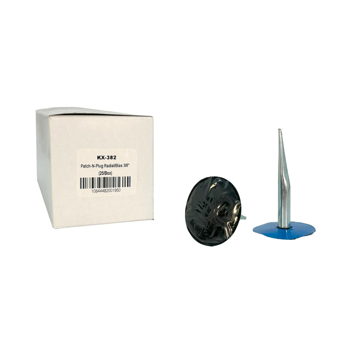 KEX 382 3/8" | Non-Reinforced Patch-N-Plug Repairs [QTY 25]